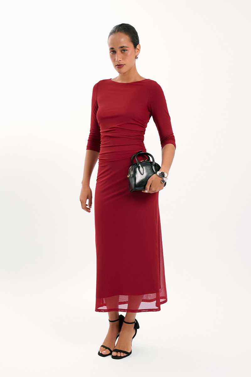 VESTIDO INNA ROJO